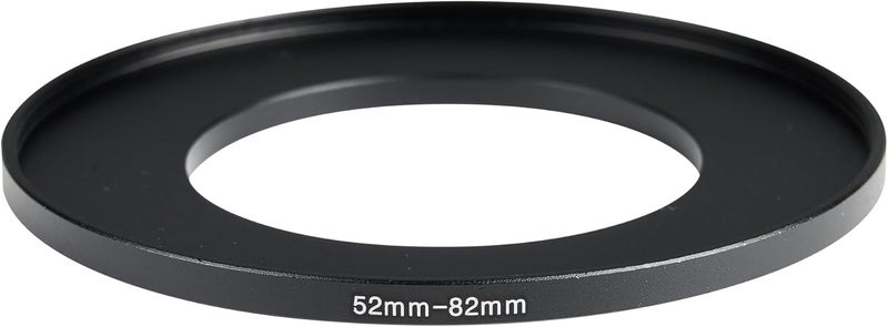JOYTOLIN 52-82mm Metal Step-Up/Down Ring Adapter Compatible with Mirrorless Cameras DSLR Lens, UV CPL ND Filter Thread Converter, Black - Image 2